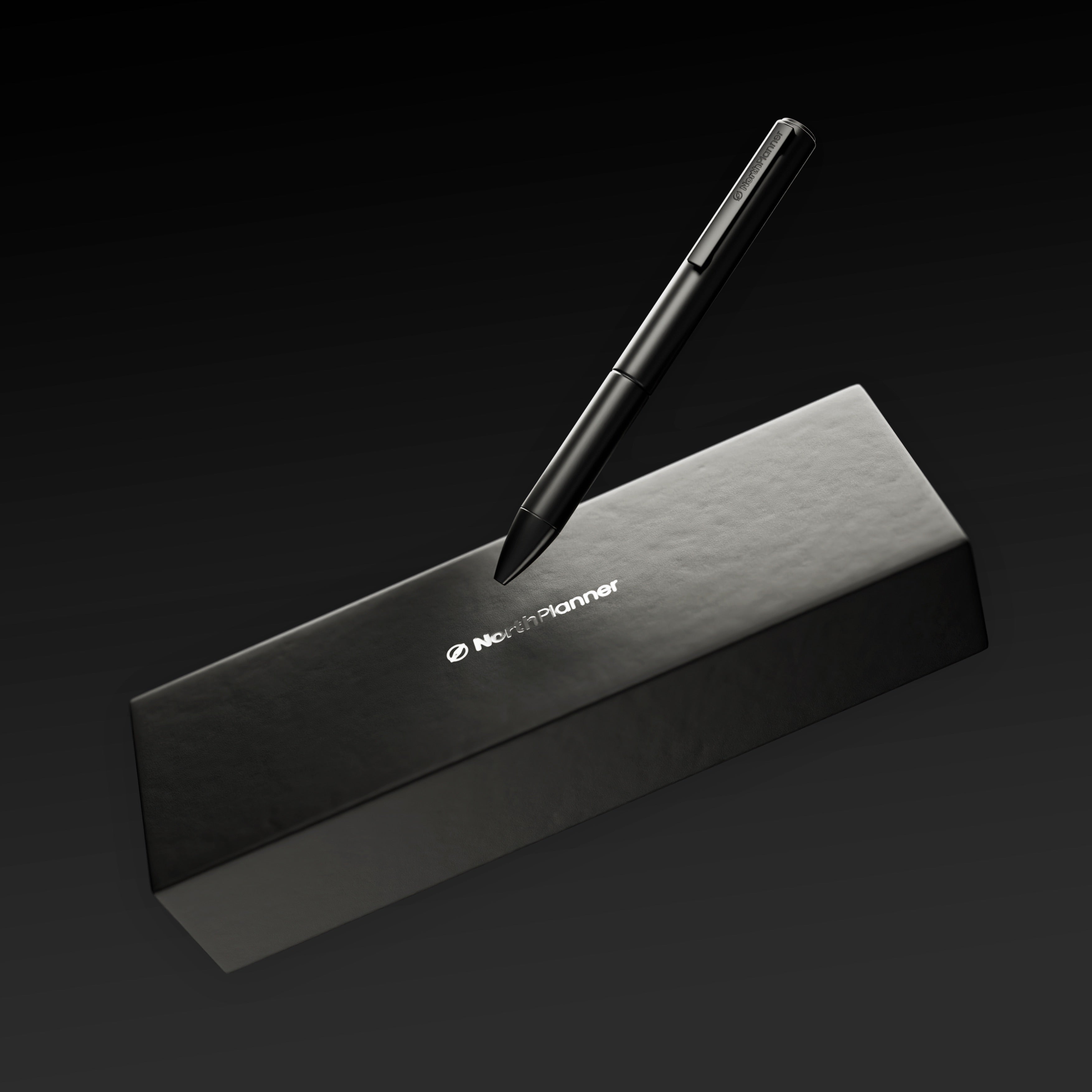 Bolígrafo Metálico Negro Premium NorthPlanner