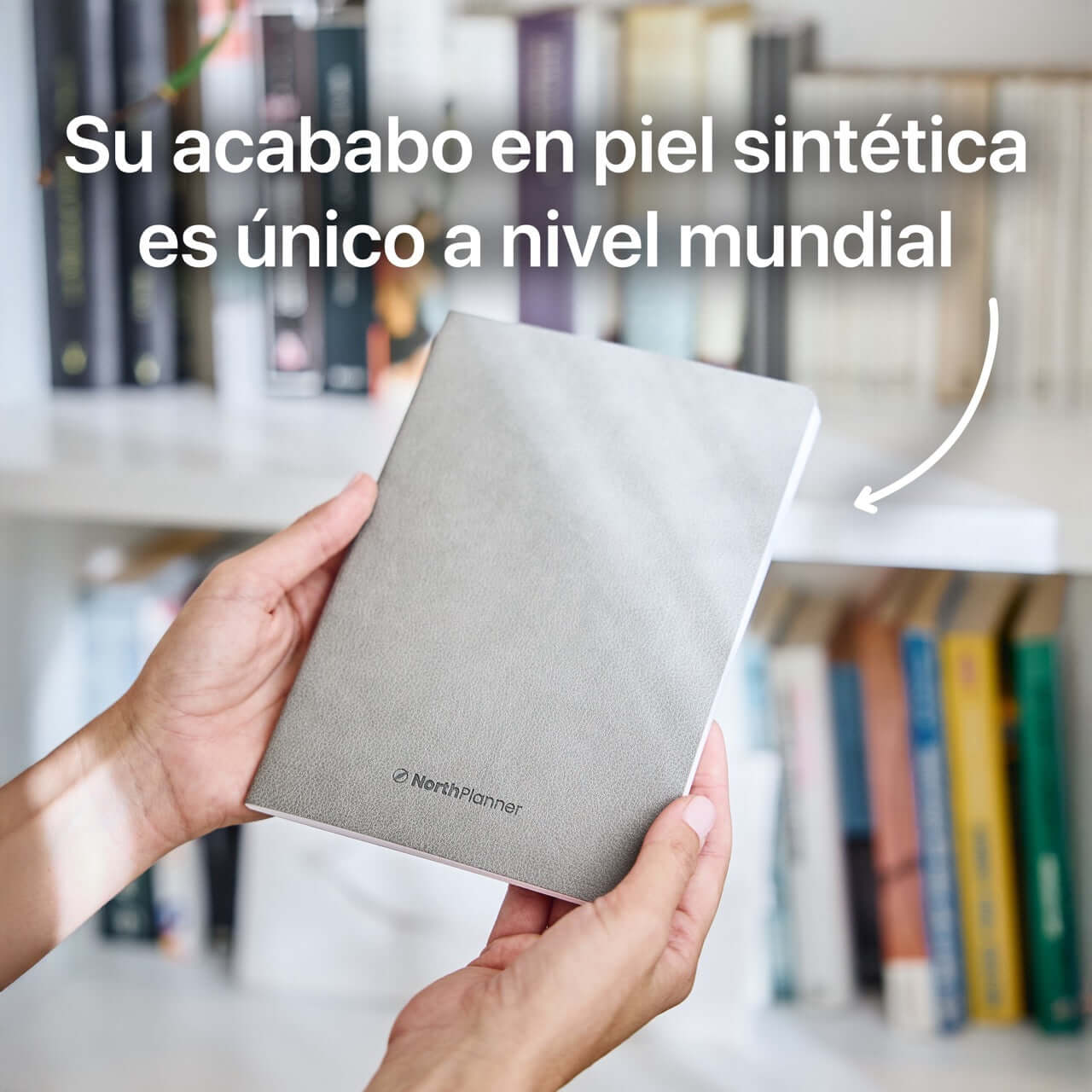 detalle piel sintetica libretas premium a5 northplanner diseño elegante